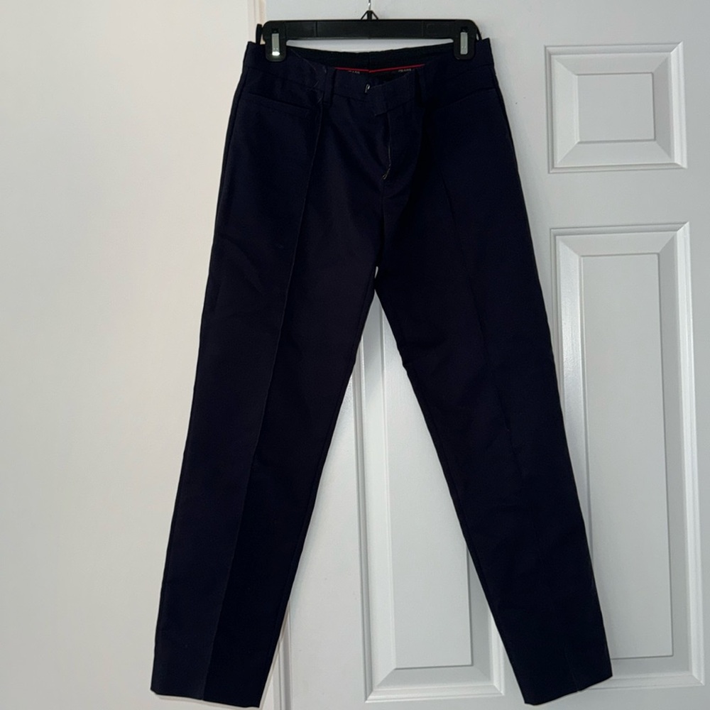 Blue straight leg Prada dress pants - ankle length